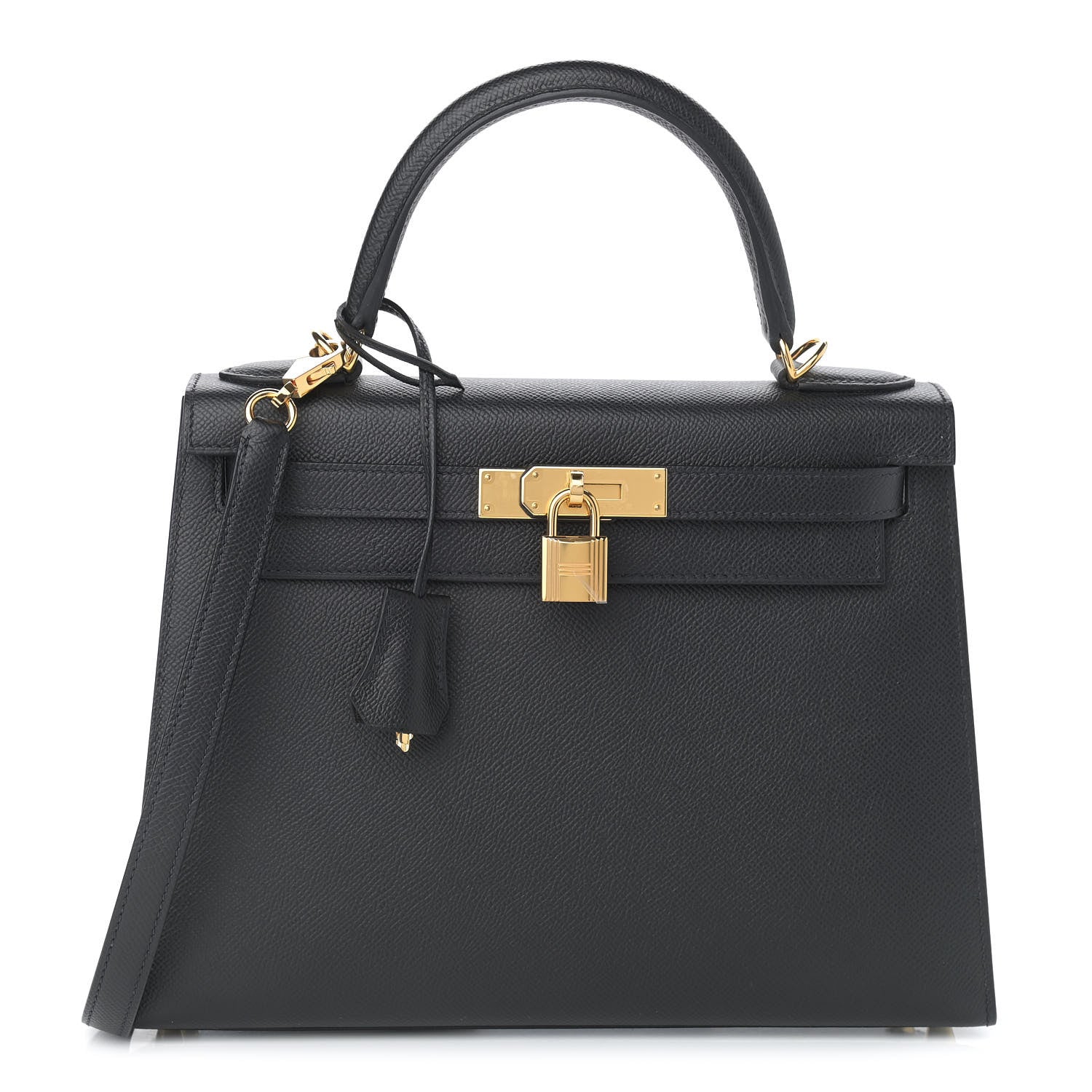 Hermes Epsom Kelly Sellier 28 Black 1 of 15