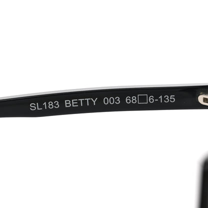 Saint Laurent Acetate Betty Sunglasses SL183 Black 7 of 7