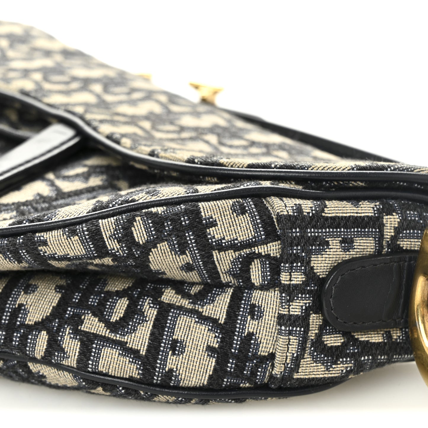 Oblique Saddle Bag Blue