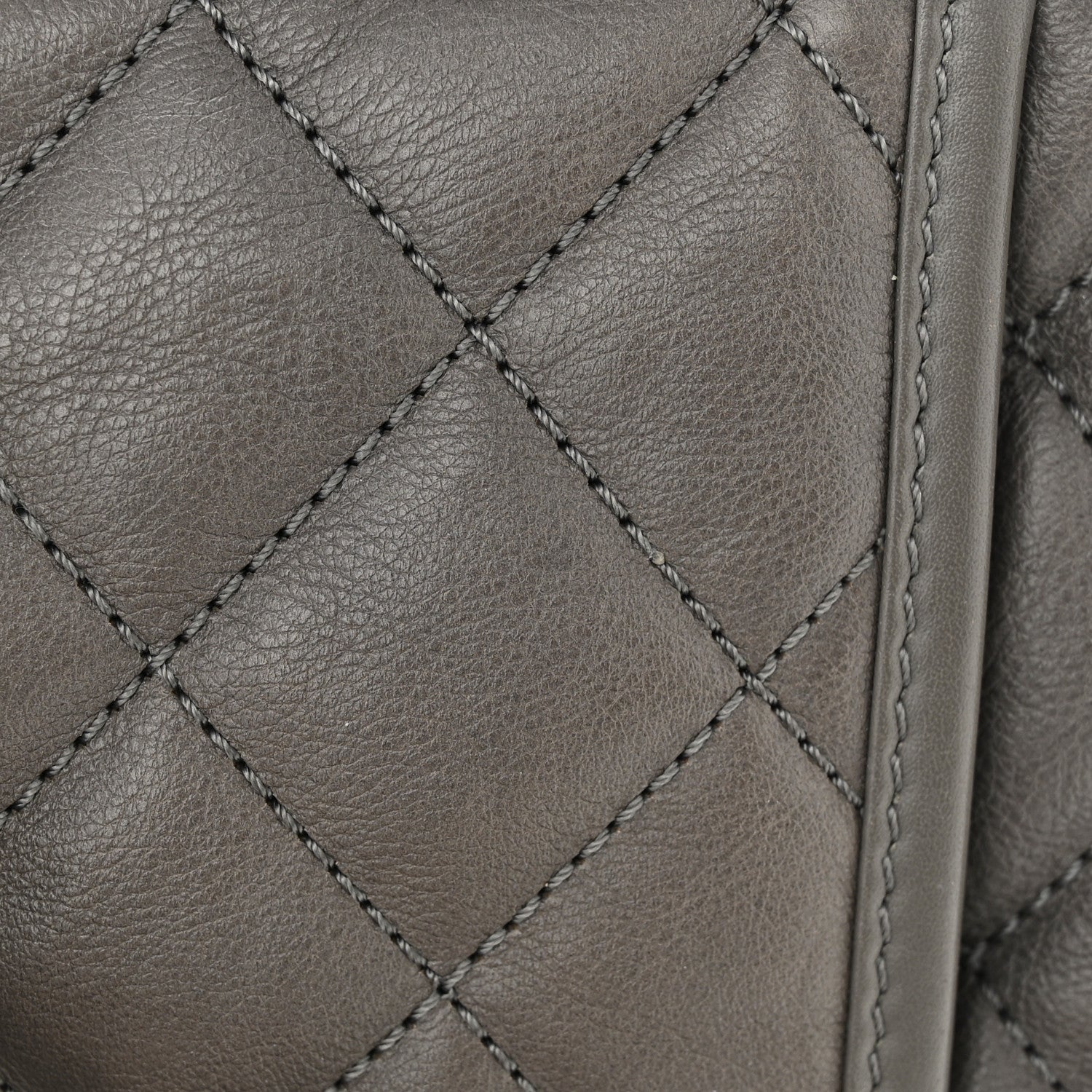 Chanel Caviar Quilted Medium French Riviera Flap Grey 12 of 13