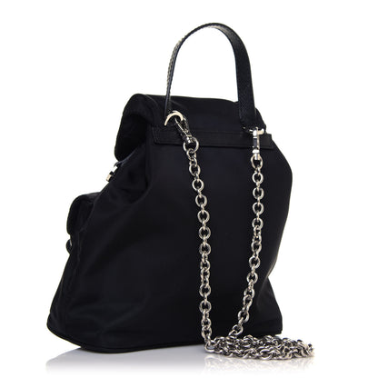 Prada Nylon Vela Mini Crossbody Backpack Black 2 of 10