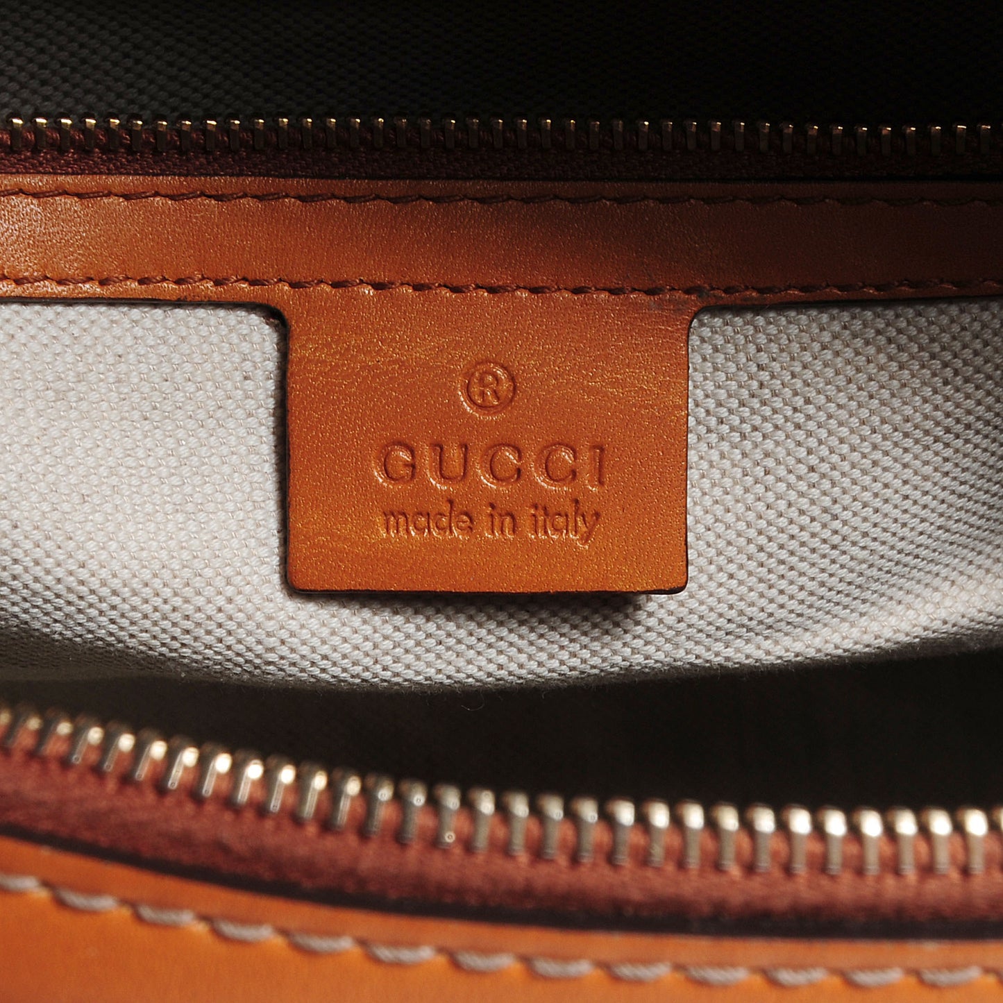 Leather Vintage Medium Web Original GG Boston Tan