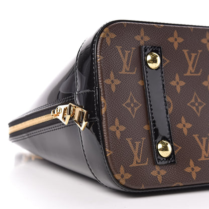 Louis Vuitton Patent Monogram Alma PM Black 9 of 10