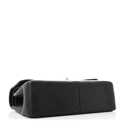 Chanel Caviar Quilted Jumbo Double Flap Black 4 of 10