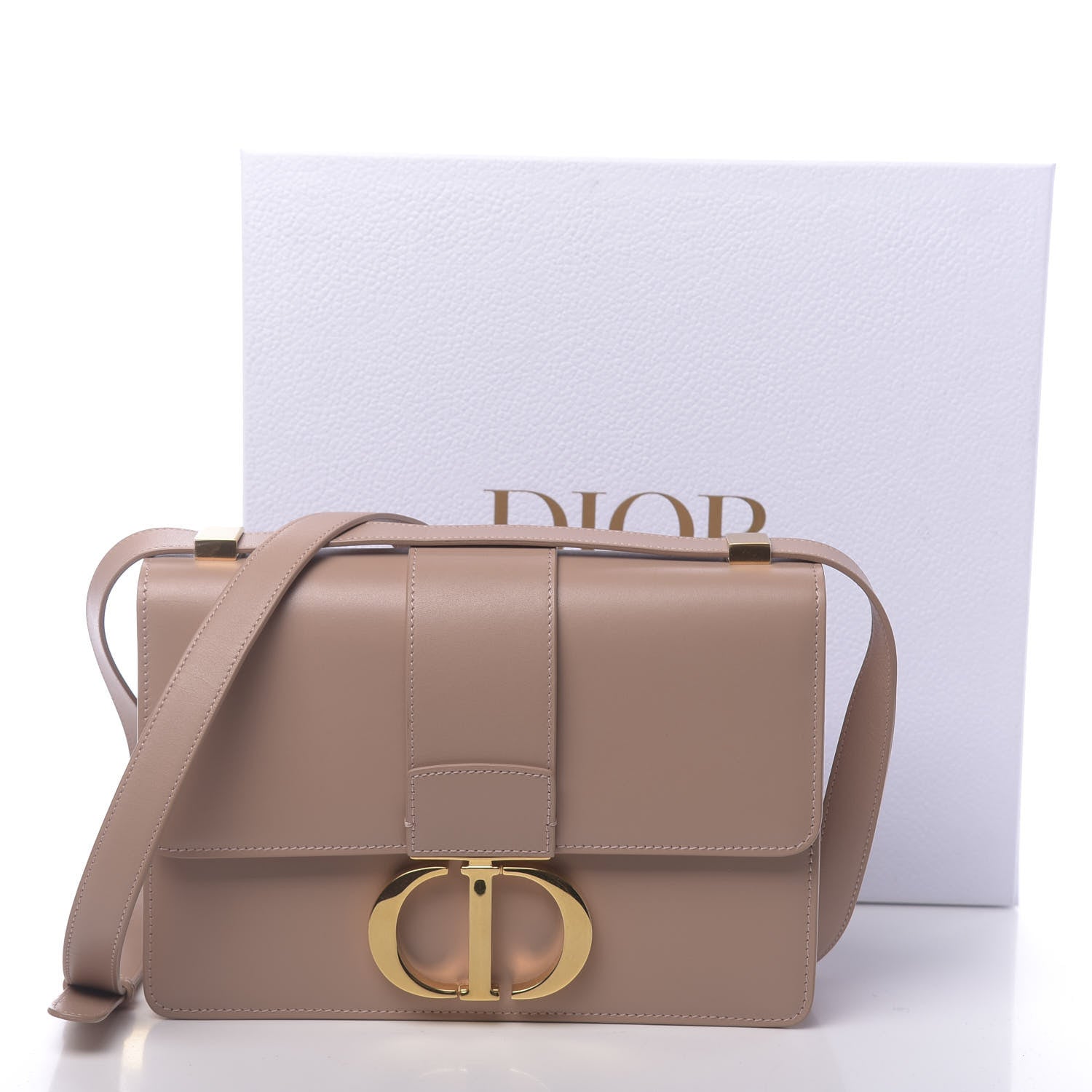 Christian Dior Calfskin 30 Montaigne Flap Bag Pale Pink 10 of 10