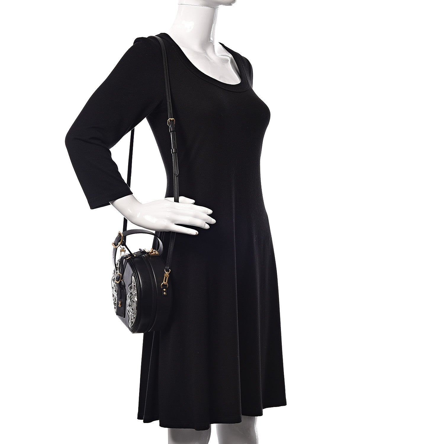 Louis Vuitton Epi Metallic West Petite Boite Chapeau Black 2 of 10