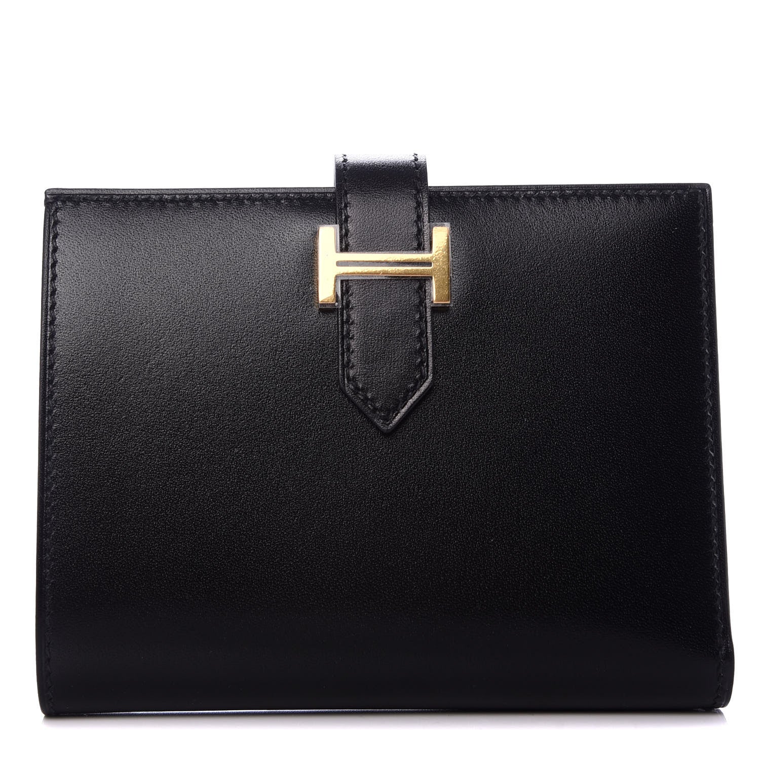 Hermes Box Bearn Compact Wallet Black 1 of 7