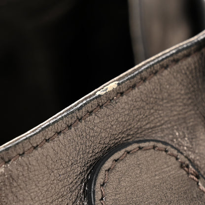 Burberry Calfskin Quilted Beaton Gunmetal 13 of 22