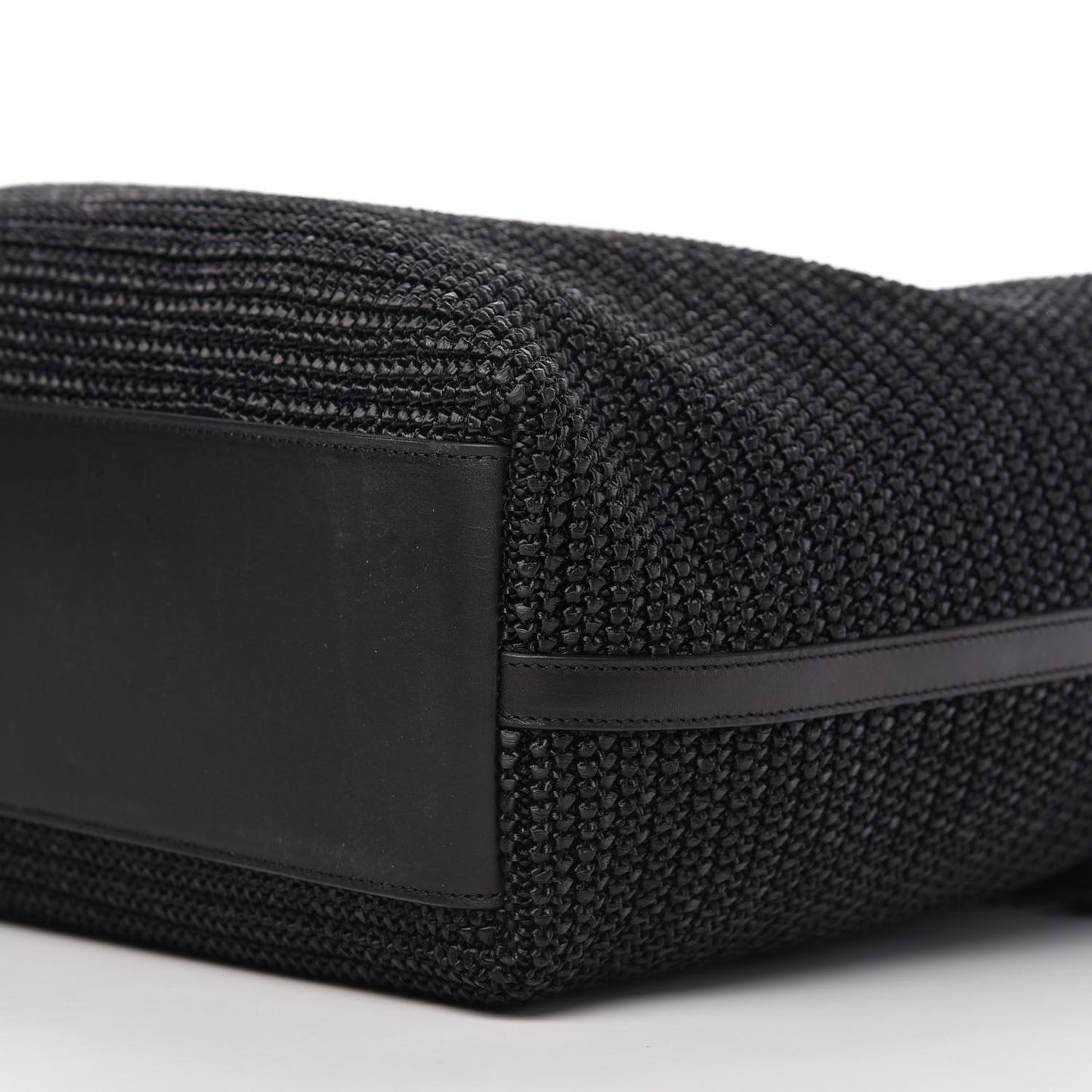 Raffia Tote Black