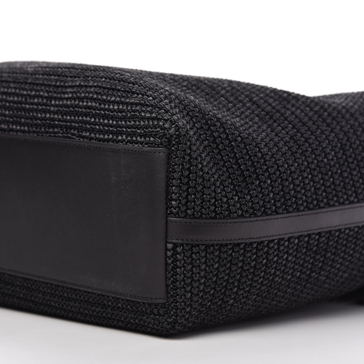 Saint Laurent Raffia Tote Black 7 of 10
