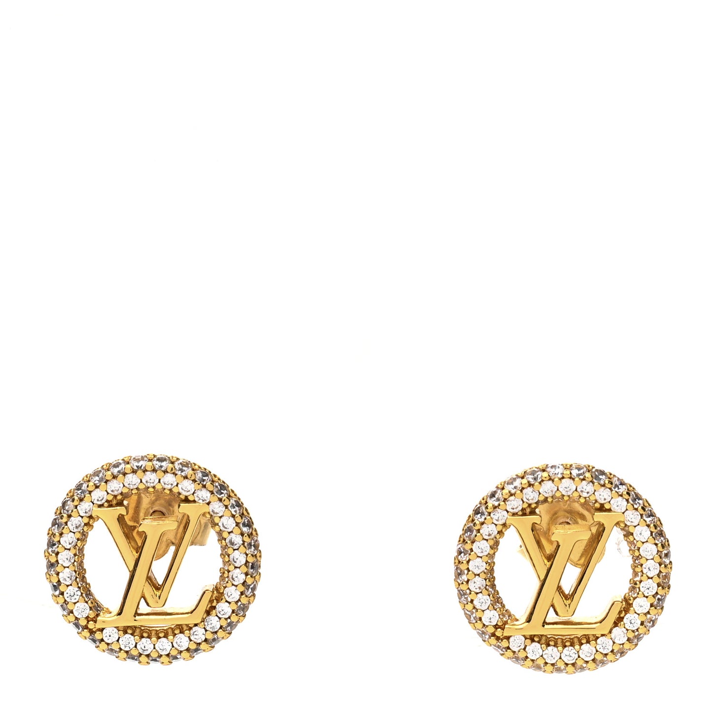 Crystal Louise By Night Earrings Gold
