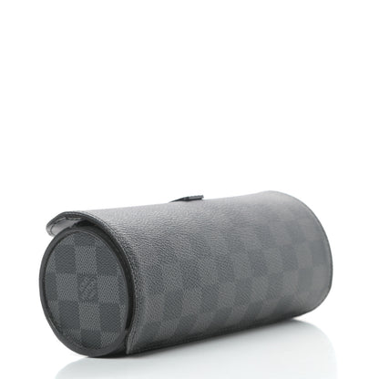 Louis Vuitton Damier Graphite 3 Watch Travel Case 3 of 9