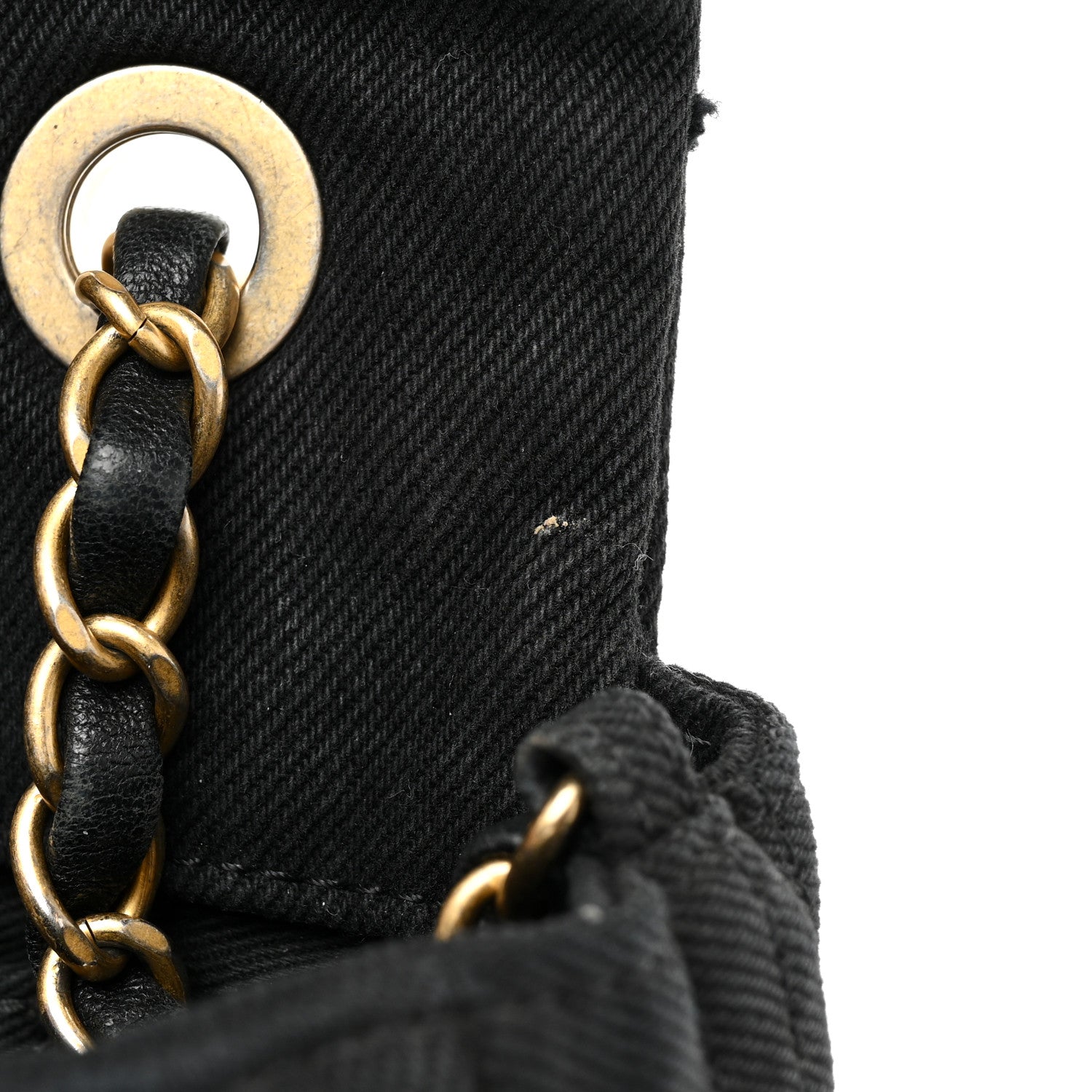 Chanel Denim Coco Flap Black 12 of 21