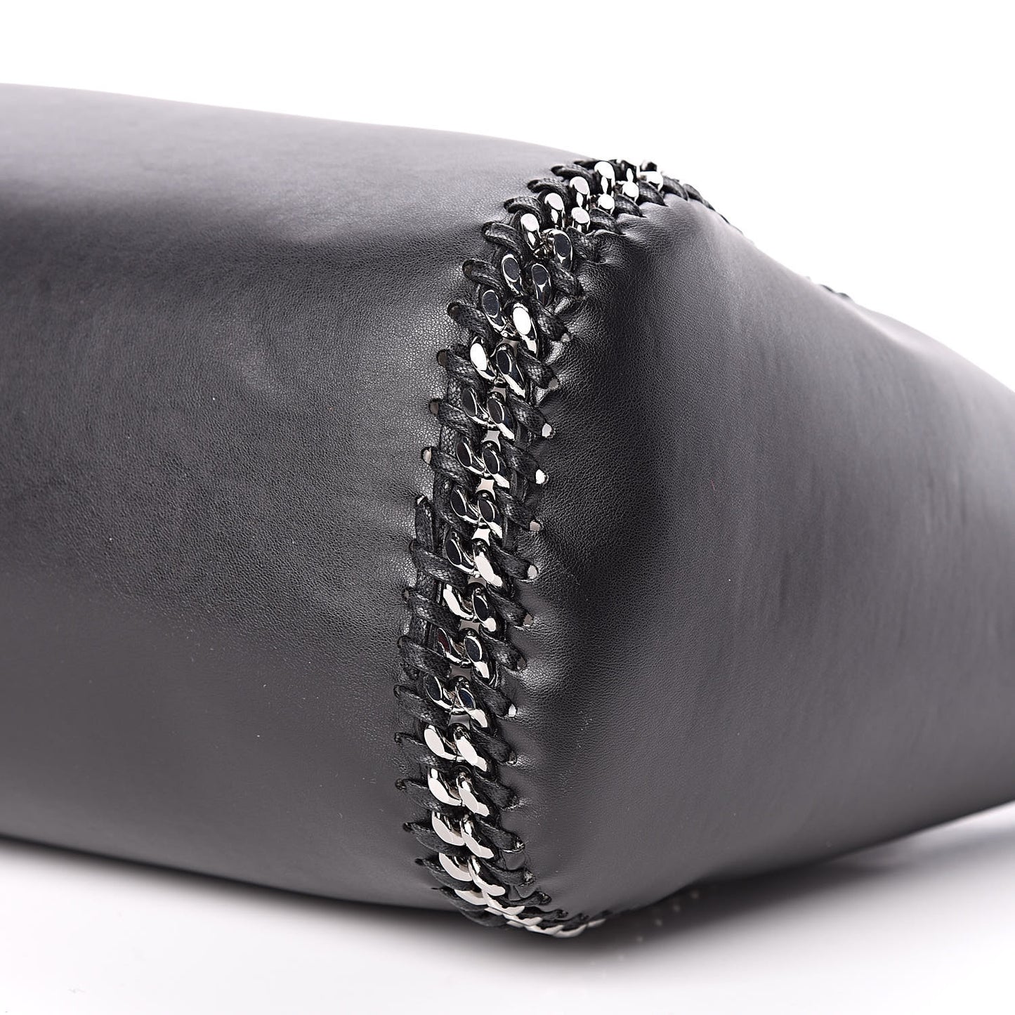 Alter Nappa Falabella Fine Chain Tote Black