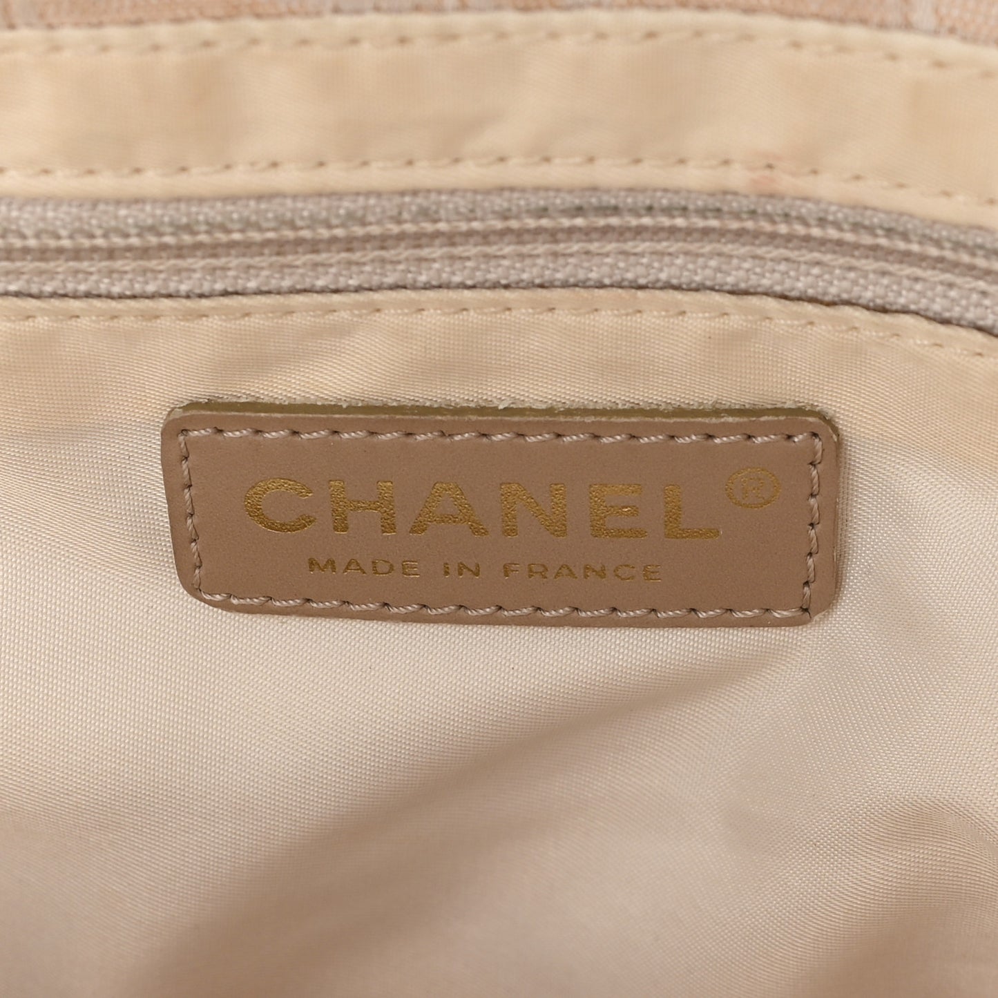 Nylon Small Travel Tote Beige