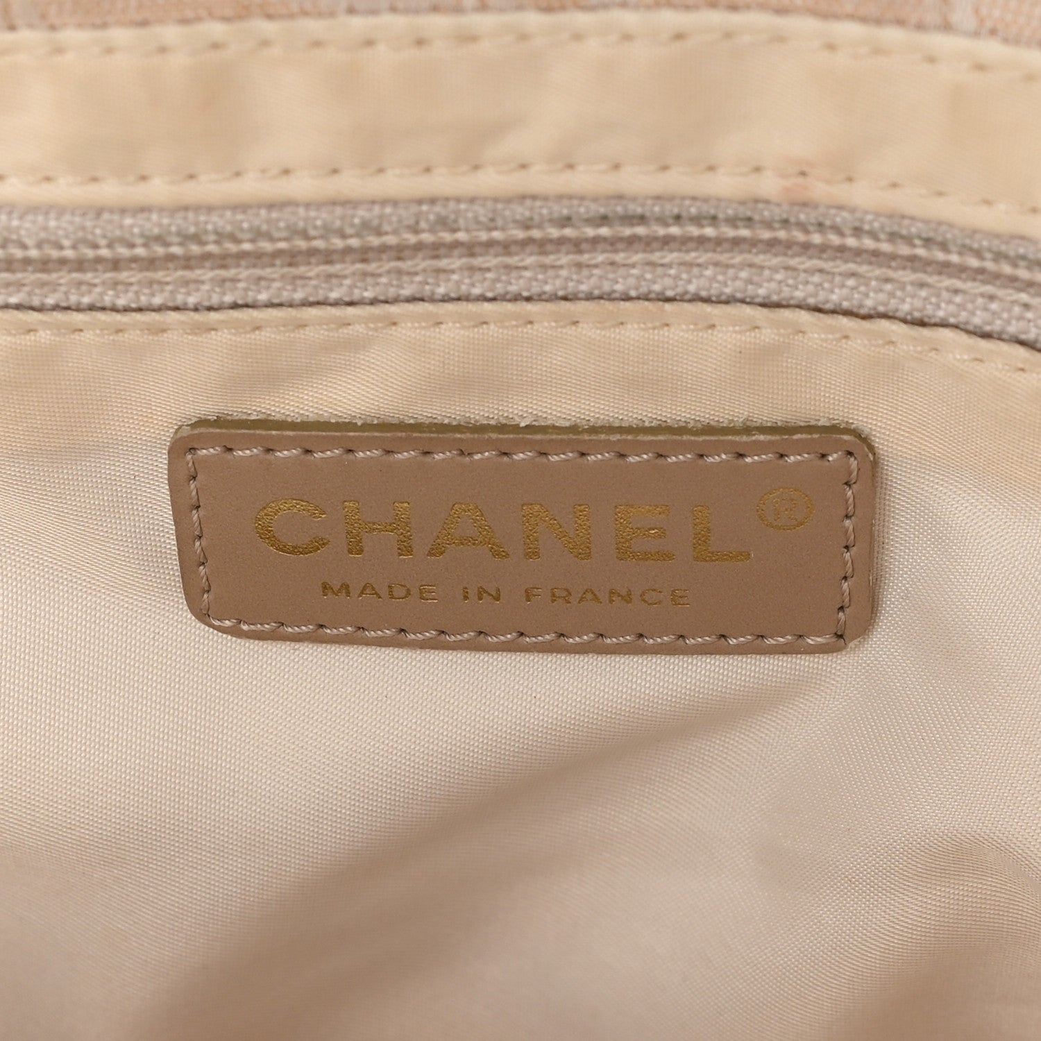 Chanel Nylon Small Travel Tote Beige 6 of 13