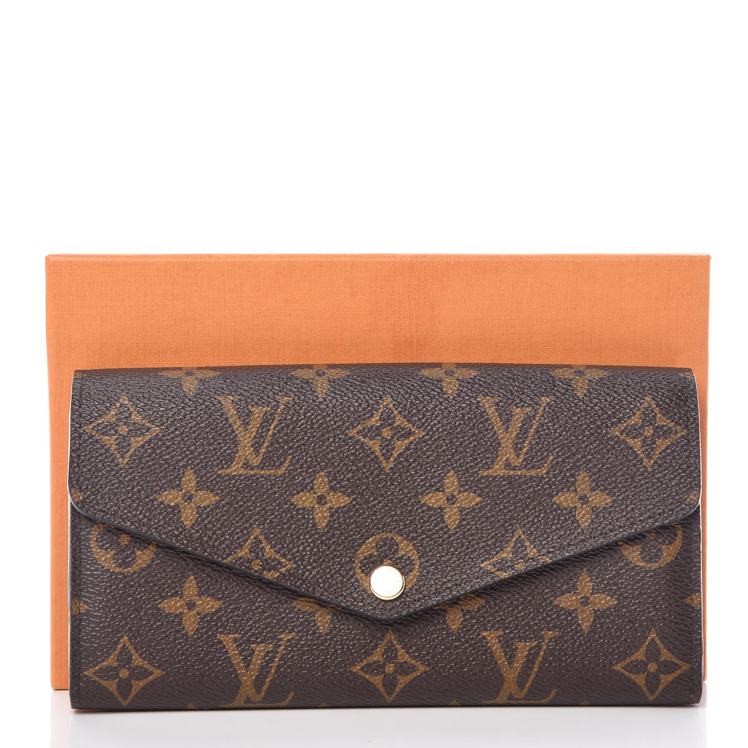 Louis Vuitton Monogram Sarah Wallet NM Coquelicot 8 of 8