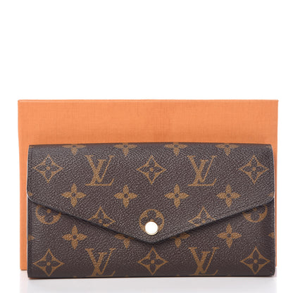 Louis Vuitton Monogram Sarah Wallet NM Coquelicot 8 of 8