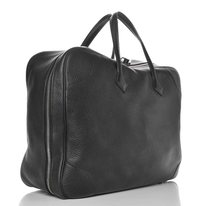 Hermes Taurillon Clemence Victoria 50 Travel Black 3 of 15
