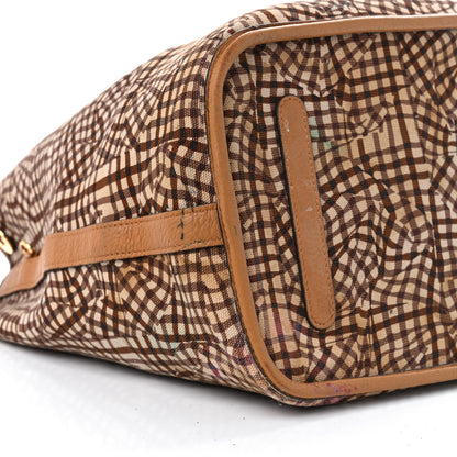 MCM Visetos Large Liz Reversible Shopper Tote Cognac 20 of 26