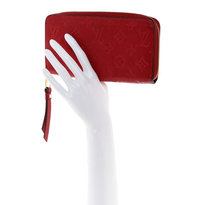 Louis Vuitton Empreinte Zippy Wallet Scarlet 2 of 11