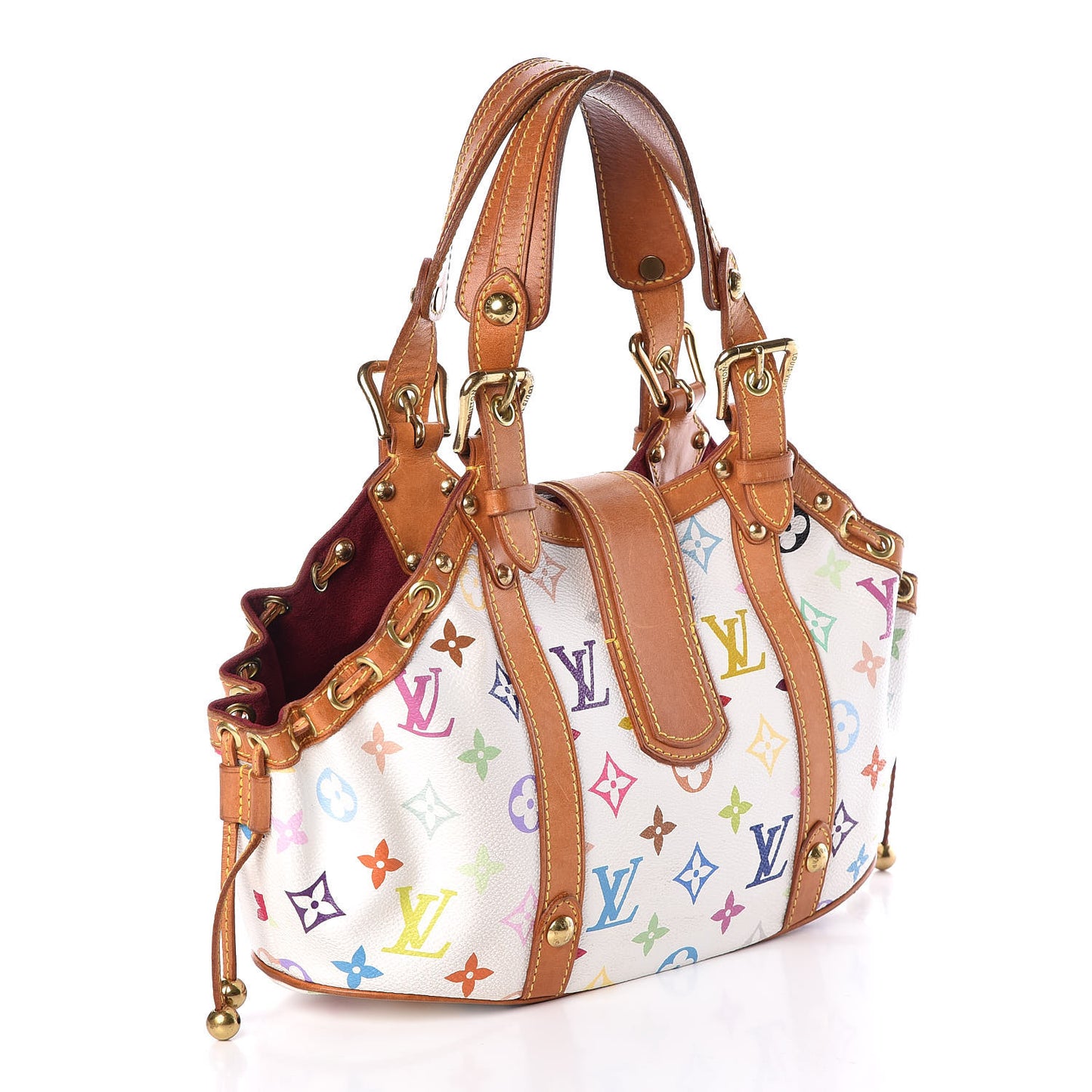 Monogram Multicolor Theda GM White