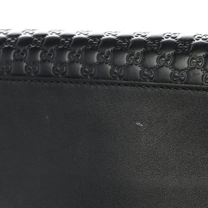 Gucci Soft Microguccissima Small Zippered Satchel Black 12 of 12