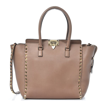 Valentino Garavani Vitello Rockstud Double Handle Tote Alpaca 1 of 18