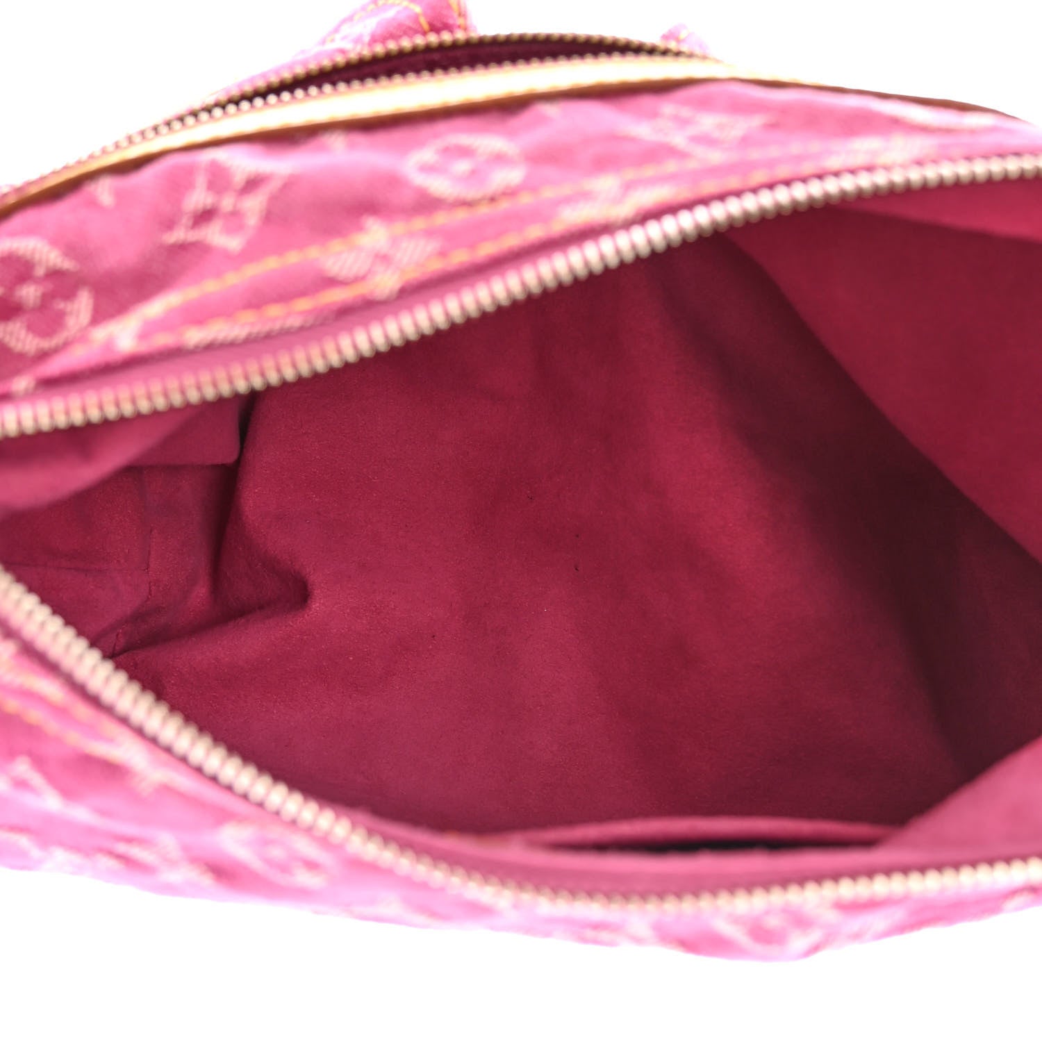 Louis Vuitton Denim Baggy PM Fuchsia 5 of 12