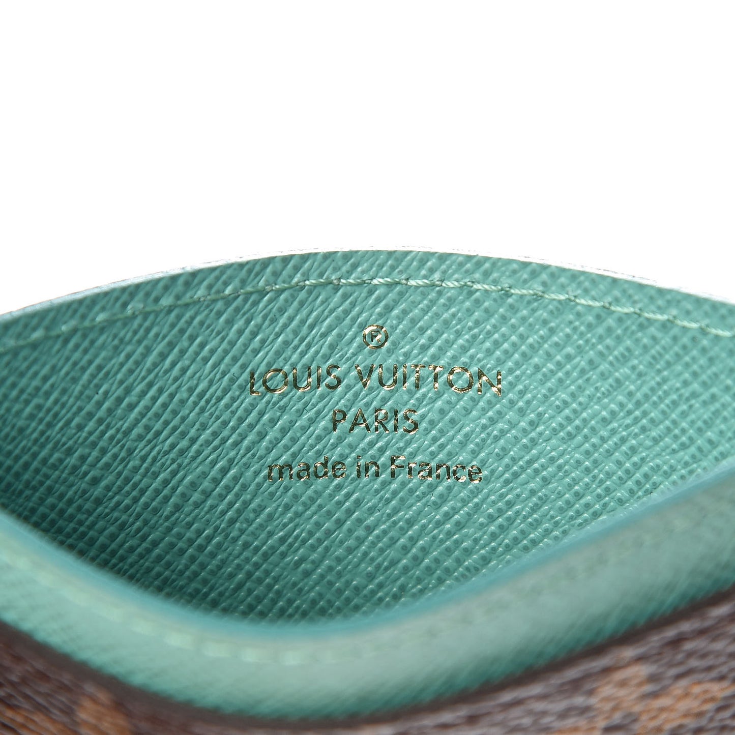 Monogram My LV Heritage Card Holder Vert Clair Blue Clair