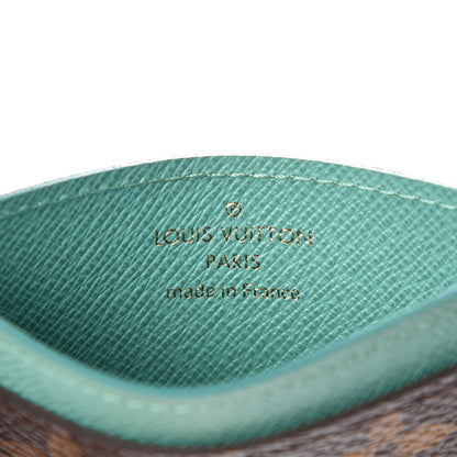 Louis Vuitton Monogram My LV Heritage Card Holder Vert Clair Blue Clair 6 of 8