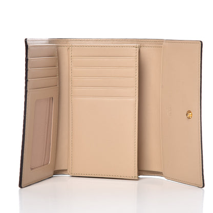 MCM Visetos Tri-Fold Wallet Beige 7 of 14