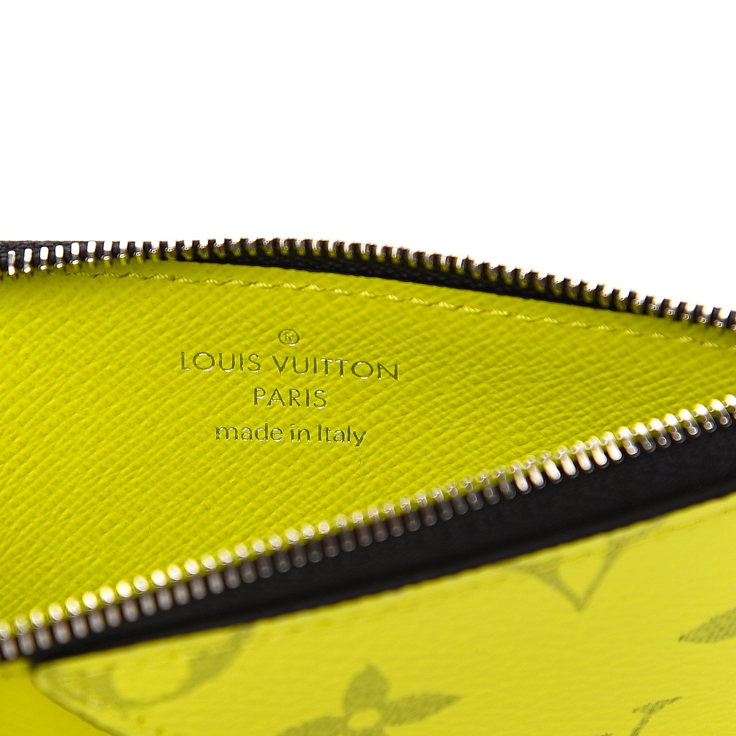 Louis Vuitton Monogram Taiga Coin Card Holder Yellow 5 of 6