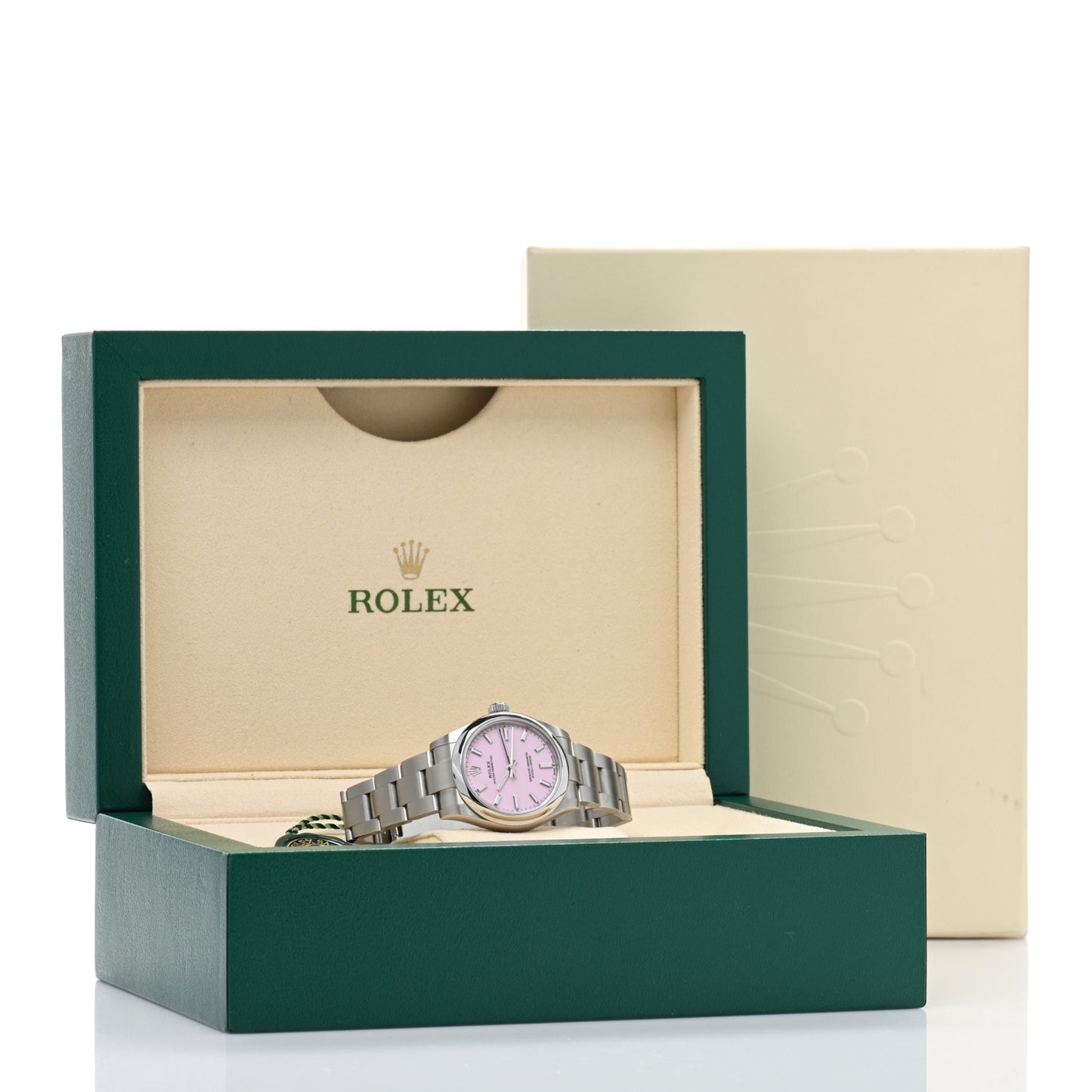 Stainless Steel 31mm Oyster Perpetual Watch Candy Pink 277200