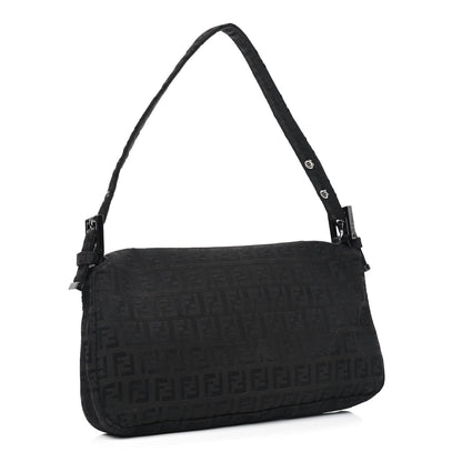 Fendi Zucchino Baguette Black 2 of 7