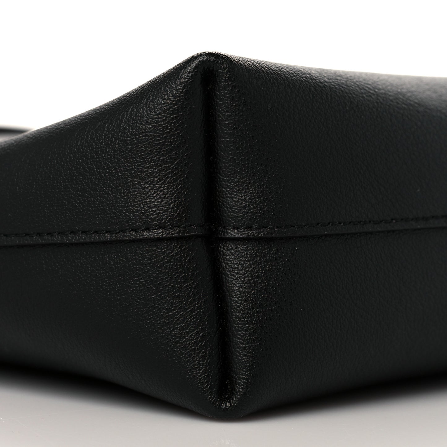 Calfskin Toy Shopping Tote Black