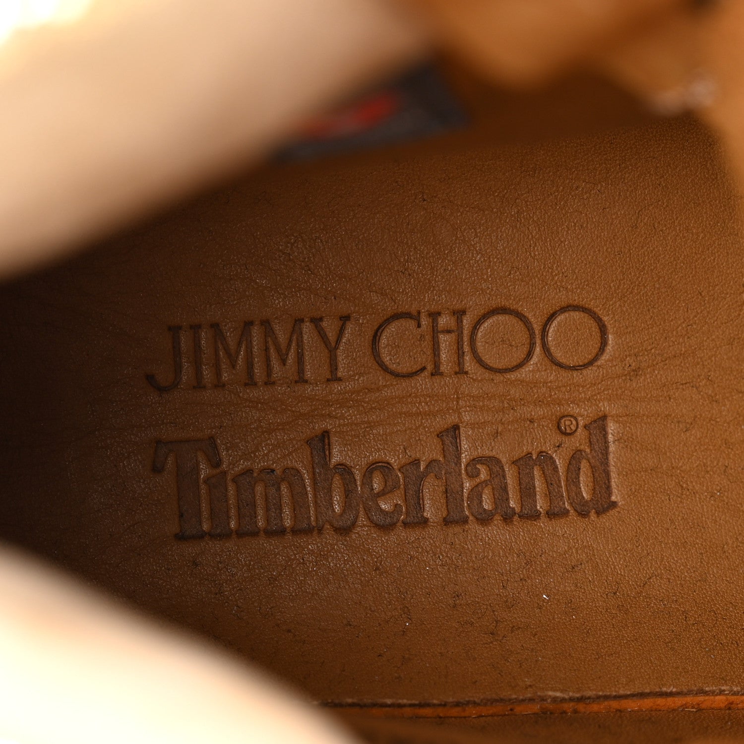 Jimmy Choo X TIMBERLAND Nubuck Swarovski Crystal Womens Ankle Boots 5.5 Wheat 6 of 9
