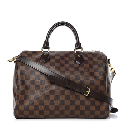 Louis Vuitton Damier Ebene Speedy Bandouliere 30 1 of 10
