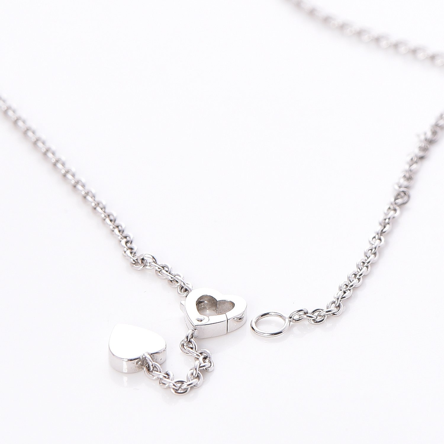Cartier 18K White Gold Diamond Mon Amour Lariat Necklace 5 of 8