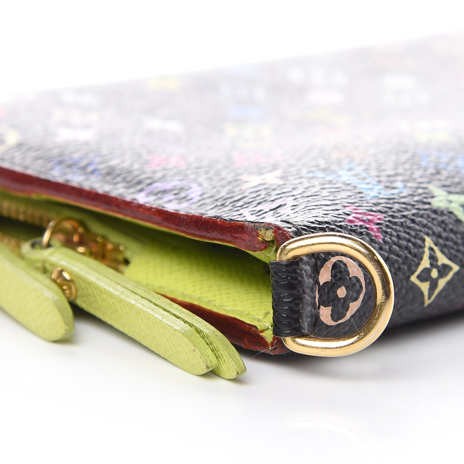Louis Vuitton Monogram Multicolor Insolite Wallet Black Pistache 7 of 10