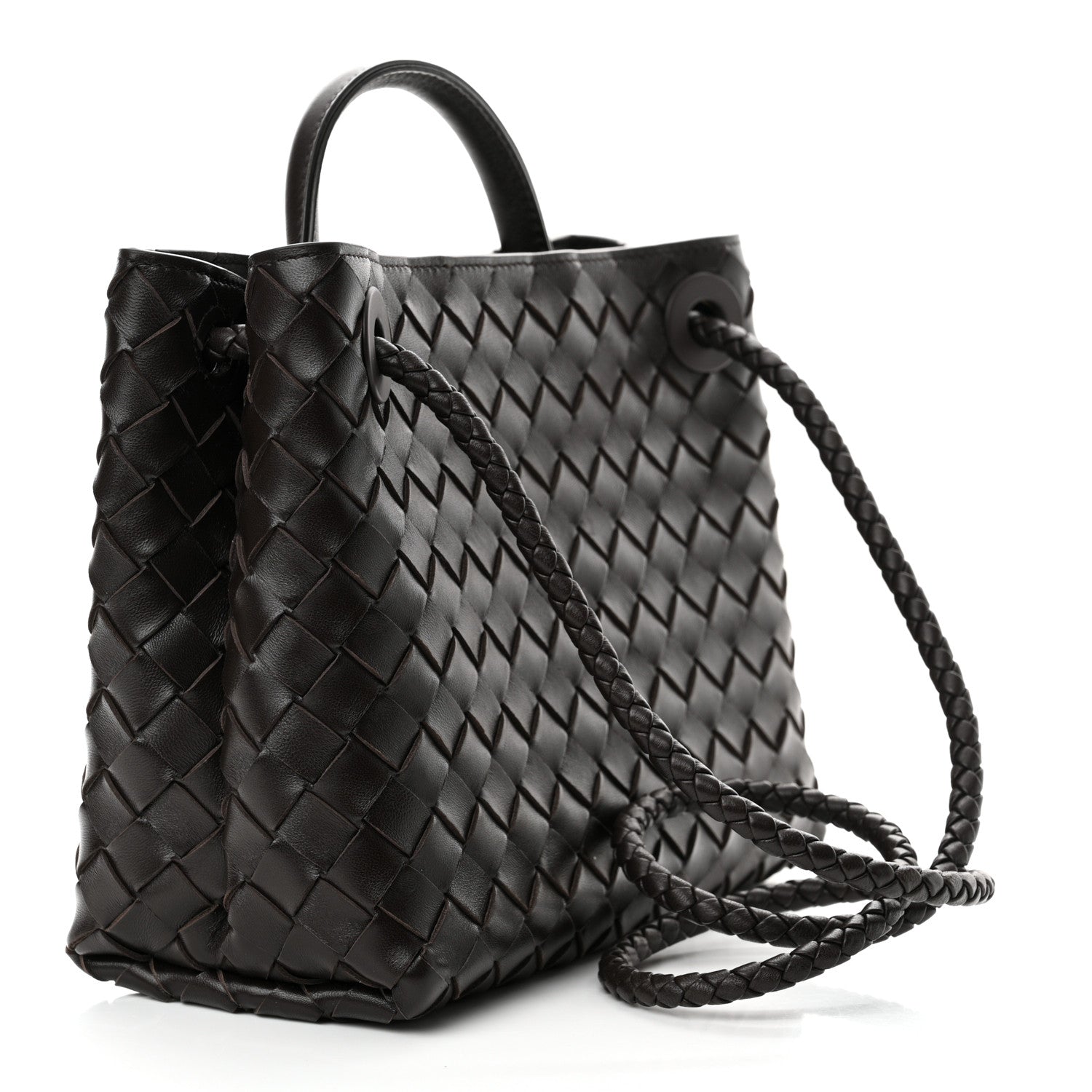Bottega Veneta Nappa Intrecciato Small Andiamo Shoulder Bag Fondant 3 of 10