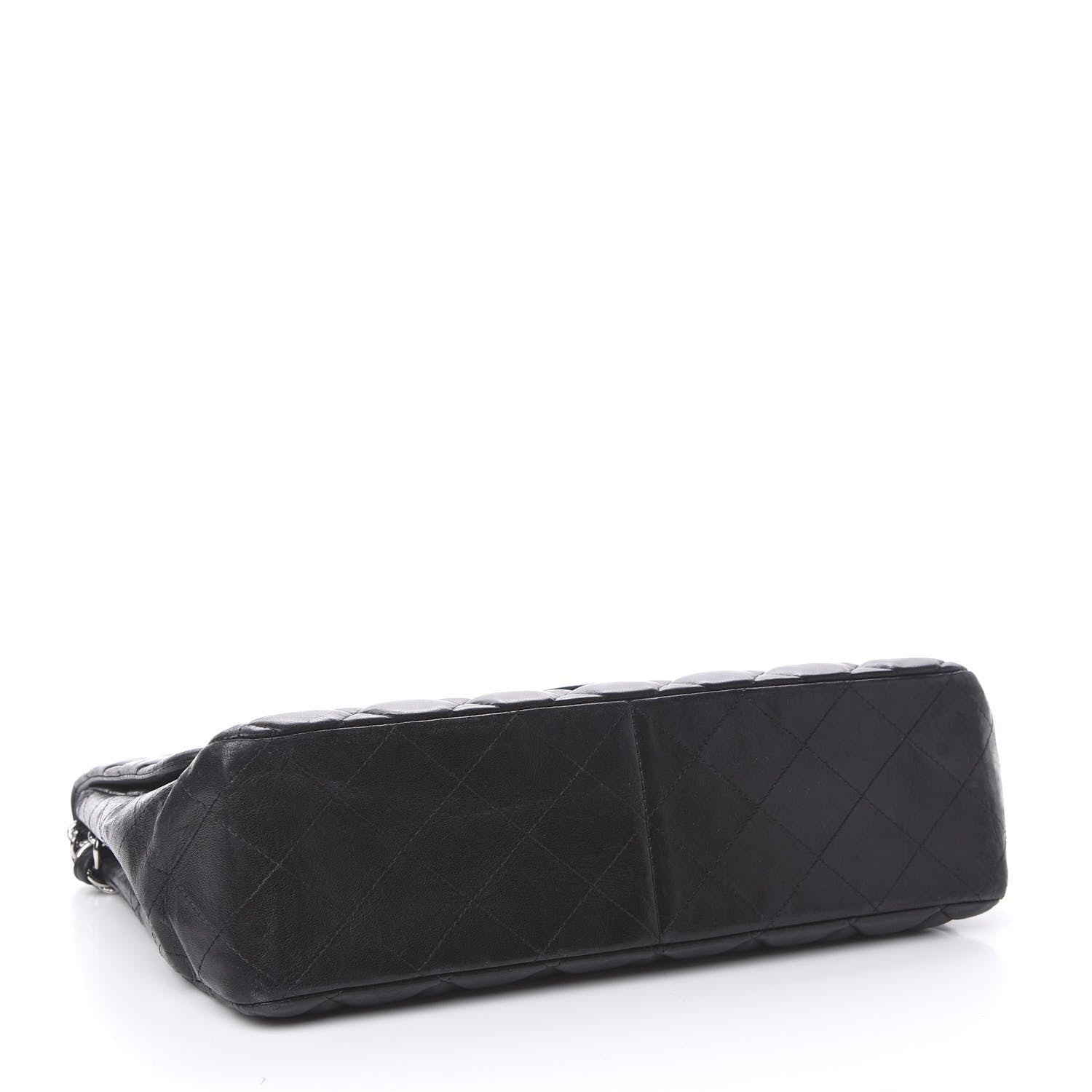 Chanel Lambskin Quilted Jumbo Single Flap Black 5 of 14
