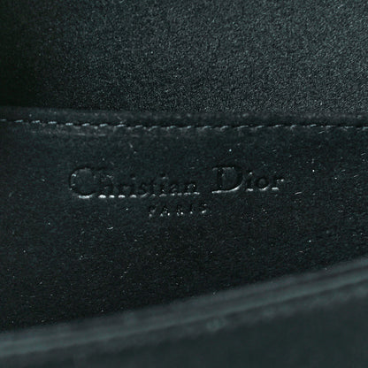 Christian Dior Satin Cannage Lady Dior Clutch Black 9 of 13