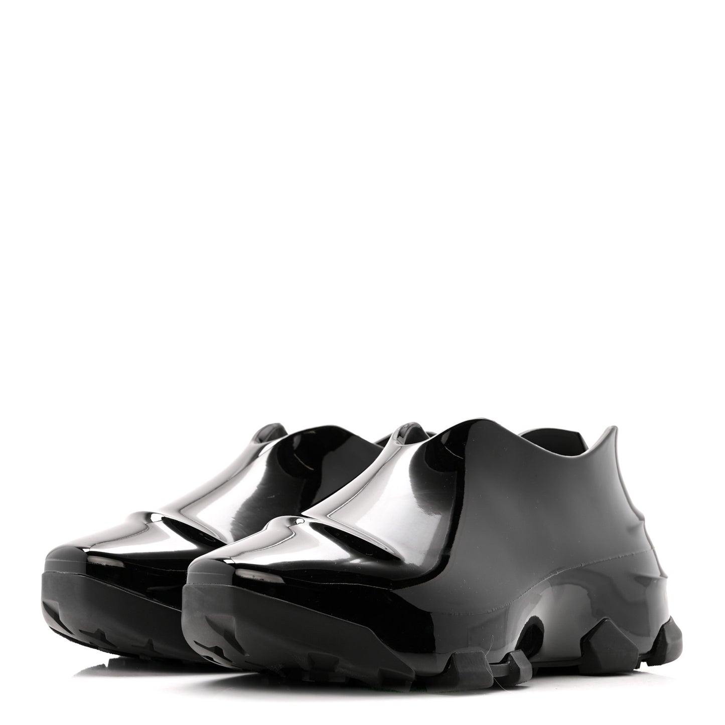 Rubber Monumental Mallow Low Slip On Sneakers 40 Black