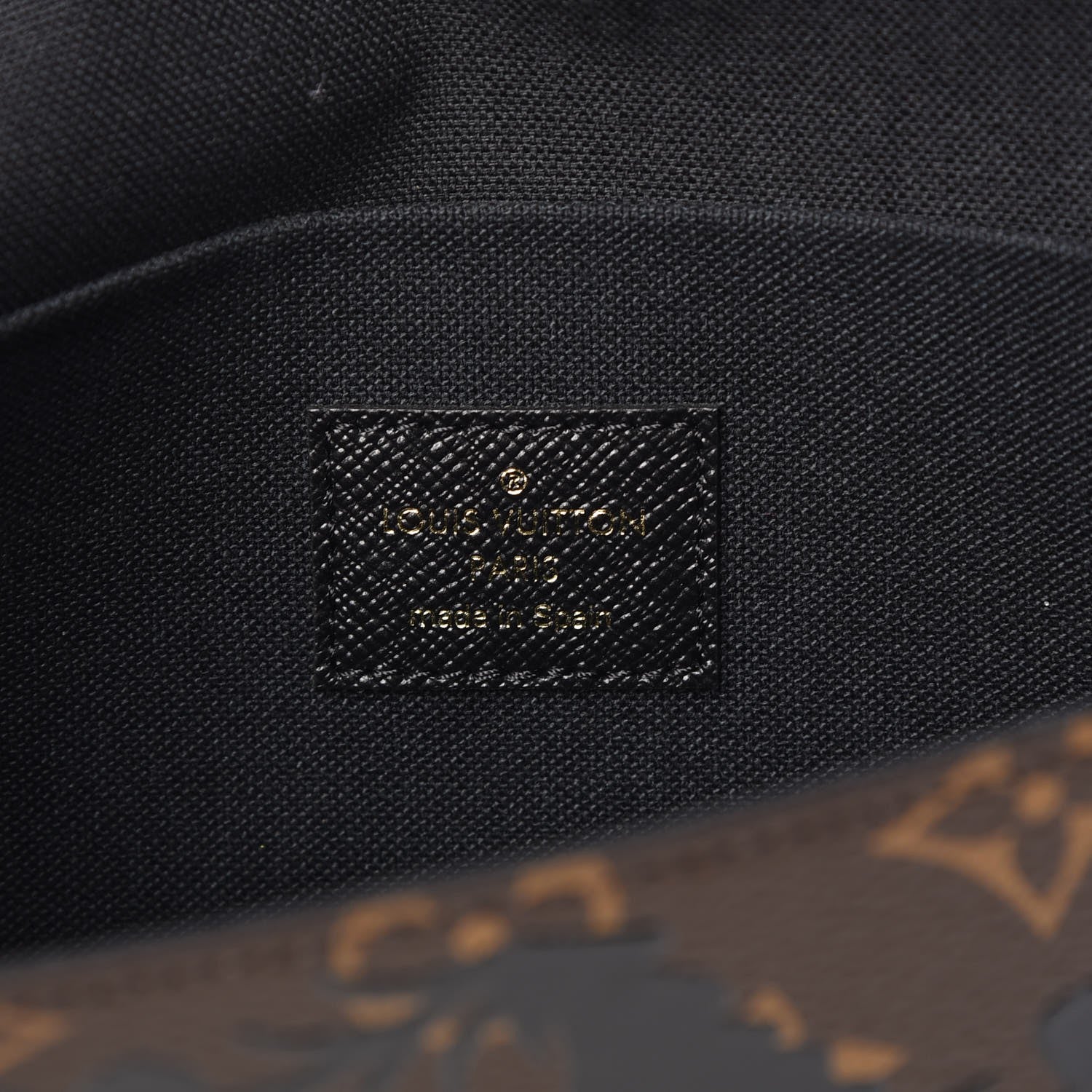 Louis Vuitton Monogram Blossom Pochette Felicie Chain Wallet Black 8 of 11