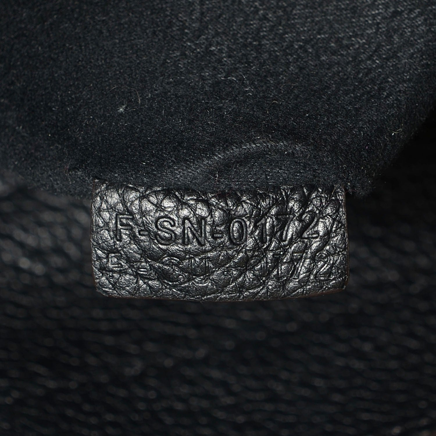 Celine Drummed Calfskin Mini Luggage Black 7 of 9