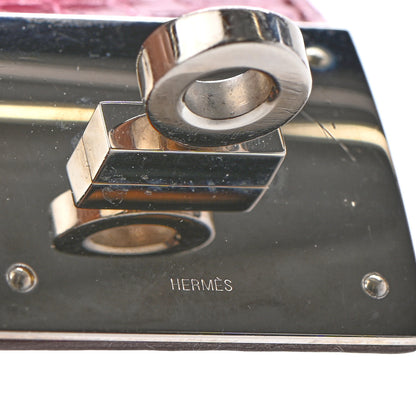 Hermes Shiny Alligator Kelly Dog Bracelet S Fuchsia 6 of 8