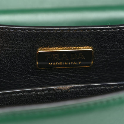 Prada City Calf Saffiano Cahier Bag Biliardo Black 7 of 10