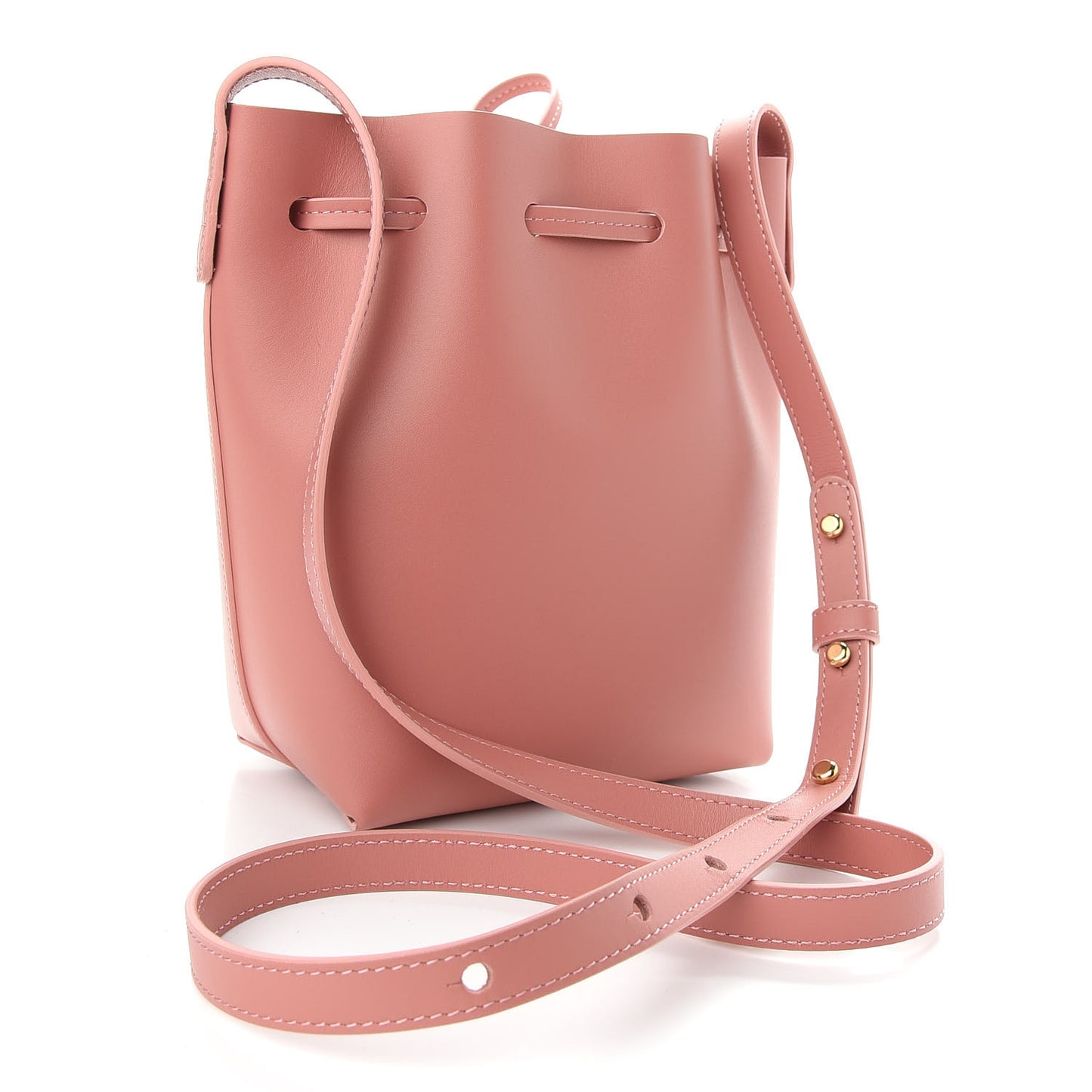 Calfskin Mini Mini Bucket Bag Blush