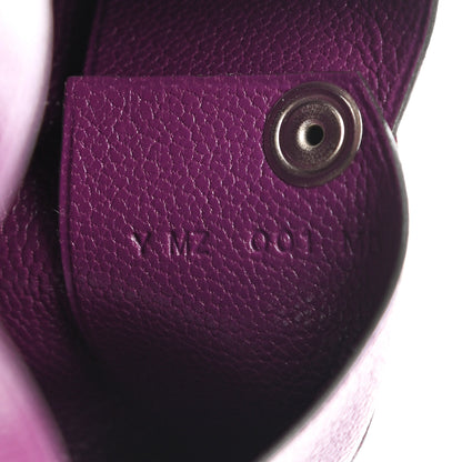 Hermes Chevre Mysore Calvi Card Case Anemone 7 of 8